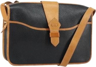 Dior Pre-owned Vintage Schoudertas - Dames - Vintage Schoudertas - Zwart - ONE Size - Leer - Vintage