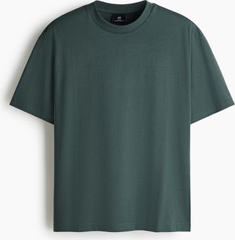 H&M T-Shirt in Loose Fit - Turquoise
