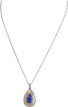Anna Beck Womens Gili With Lapis Necklace In Blue