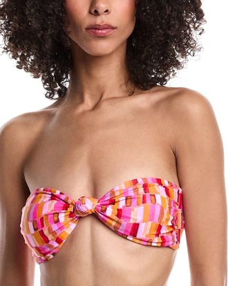 Milly Milly Sunset Tile Knot Bandeau Bikini Top