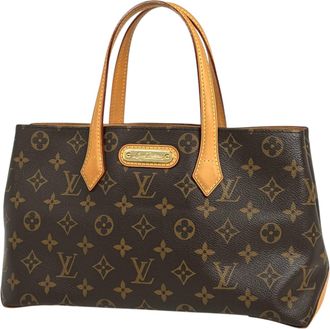 Louis Vuitton Brown Monogram Handbag Tote Bag (Pre-Owned)