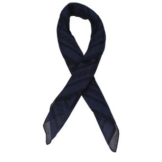 Fendi Foulard Uomo Blu Lana Vergine
