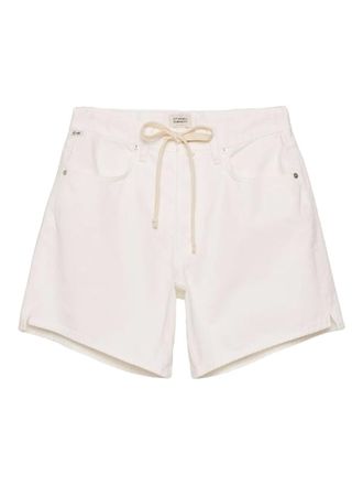 Citizens Of Humanity Brynn drawstring short - women - Cotton - 25 - White