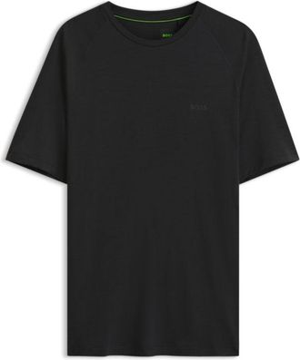 BOSS Wool-blend T-shirt with quick-dry performance
