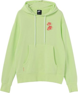 Nike Alphabet Printing Sports Pullover Green DA0932-383