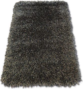 RugsX Rugsx - Carpet love shaggy design 93600 black/brown brown 160x230 cm