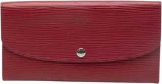 Louis Vuitton Pre-owned Wallets, female, Red, Size: ONE SIZE Pre-owned Portefeuille Emilie Epi Long Wallet