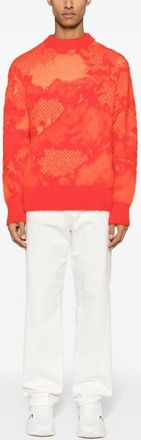 Lanvin Mens Cotton Regular Jeans - White - Size 32 (Waist)