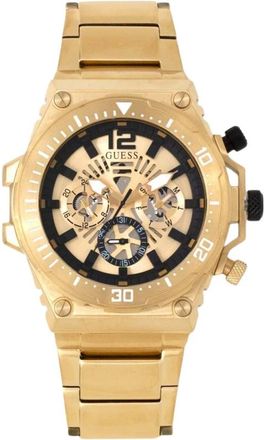 Guess Watches - Heren - Horloges - Geel - ONE Size - Accessoires