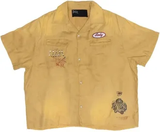 Paly Hollywood Hombre, Camisas, Amarillo, Talla: L