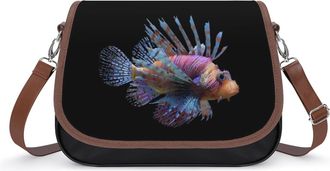 Generic Cute Lionfish Fashion Womens Crossbody Bags Novelty Handbag Shoulder Bag Purse