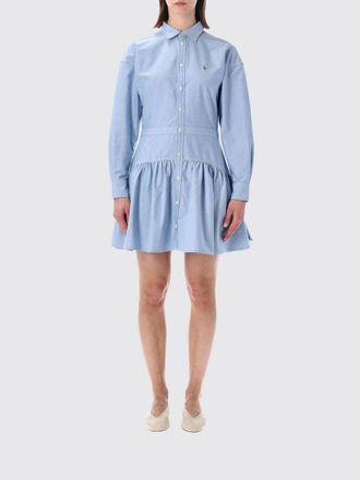 Polo Ralph Lauren Abito chemisier in cotone con logo Polo Ralph Lauren