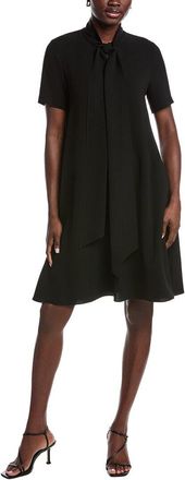 Lafayette 148 New York Scarf Collar Shift Dress