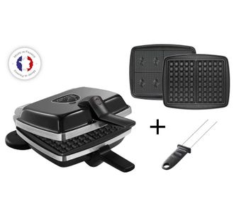 Lagrange Croque-waffle-wafer 2 Platos 1000w Negro - 039224