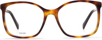 Celine CL50027J056 Tortoiseshell Acetate Eyeglasses - Brown