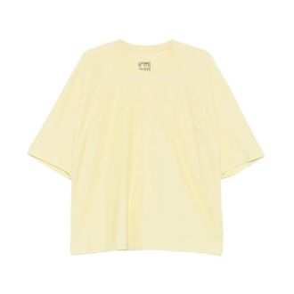 Issey Miyake Camiseta de Manga Corta Boxy - Tops - Hombre - Amarillo - M
