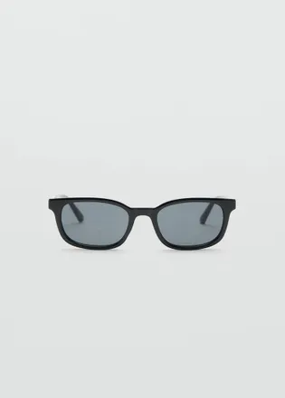 Mango Occhiali da sole acetato rettangolari nero - Uomo - Taglia unica - MANGO MAN