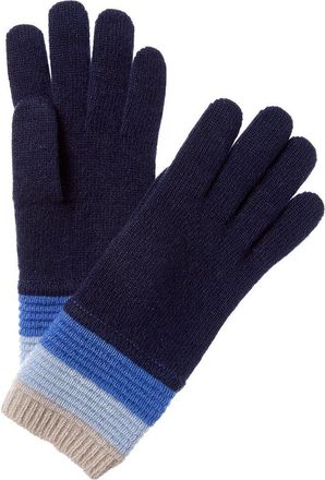 Portolano Multistriped Cuff Cashmere Gloves