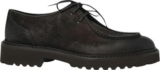 Doucal's Derby Veterschoen - Heren - Veterschoenen - Bruin - 45 EU - Leer - Schoenen