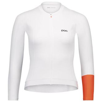 Poc Cadence L/S Jersey Velotrikot f&uuml;r Damen | wei&szlig;