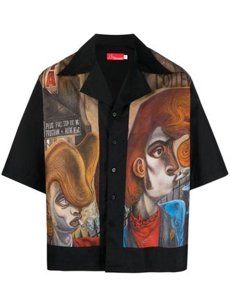 Charles Jeffrey Loverboy Camicia con stampa - Nero
