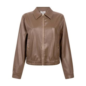 Aaiko Dames, Jassen, Bruin, Maat: XL Leer