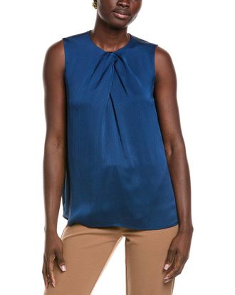 Anne Klein Textured Satin Top