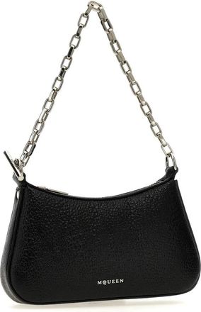 Alexander McQueen T-Bar Schoudertas - Dames - Schoudertassen - Zwart - ONE Size - Leer - Tassen