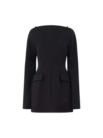 Sportmax Abito Sportmax corto e aderente in cady Nero