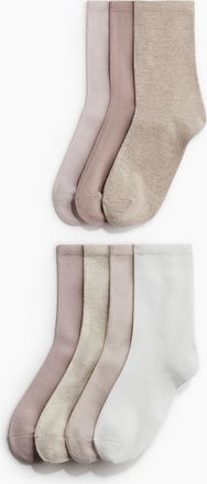 H&M 7er-Pack Socken - Pink