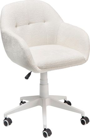 MID.YOU Mid.you Drehstuhl, Weiß, Metall, Kunststoff, Textil, Drehkreuz, 57x82-92x60 cm, Büromöbel, Bürostühle, Drehstühle