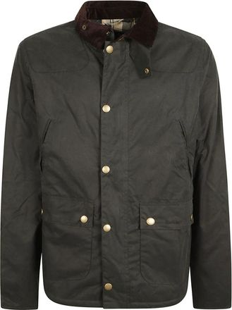 Barbour Zwarte was gecoate buitenkleding jas - Heren - Zomerjassen - Groen - XL - Katoen - Jassen