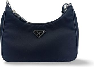 Prada Re-Edition 2005 Re-Nylon Shoulder Bag Black
