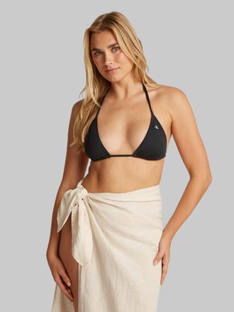 Calvin Klein Swimwear Triangel-Bikini-Top TRIANGLE-RP, Damen, Gr. XL (42/44), N-Gr, schwarz, Polyamid, CALVIN KLEIN SWIMWEAR, unifarben, Bikini-Oberteile Triangel-Bikini-To