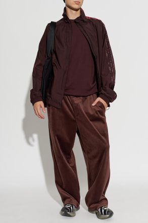 Yohji Yamamoto Jacket With Logo, Mens, Brown