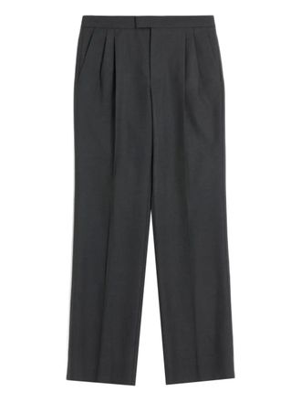 Valentino Garavani wool gabardine trousers - men - Wool - 48 - Grey