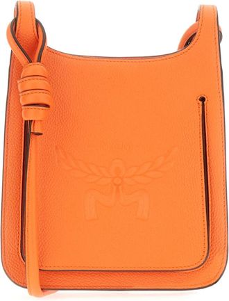 MCM Crossbody Schoudertassen - Dames - Schoudertassen - Oranje - ONE Size - Su&egrave;de - Tassen