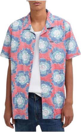 Barbour Hauxley Printed Summer Fit Shirt - Heren - Korte mouwen Overhemden - Veelkleurig - XL - Katoen - Overhemden