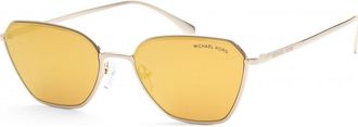 Michael Kors Womens MK1081-10145A-56 MK1081 56 10145A Delphi Sunglasses - Gold - One Size