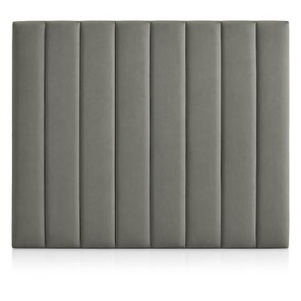 Colch&oacute;n Morfeo Cabecero de l&iacute;neas verticales gris antracita, cama 90 cm, 100x120 cm