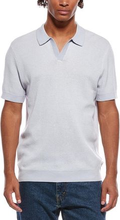 Onia Textured Johnny Collar Polo Shirt