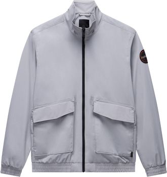 Napapijri Funktionsjacke NAPAPIJRI A-GIOVI, Herren, Gr. M, ultimate gr h62, Web, Obermaterial: 100% Polyamid, unifarben, regular fit normal, Rundhals, eingesetz