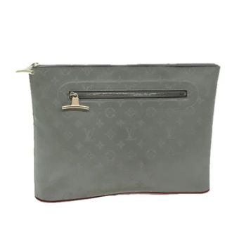 Louis Vuitton Pre-owned Clutches, female, Gray, Size: ONE SIZE Pre-owned Clutch Bag