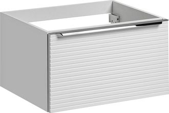 Vente-Unique Mueble de baño suspendido blanco - 60 cm - LATOMA