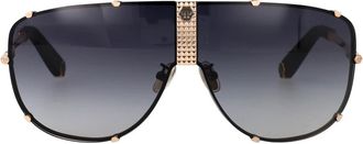 Philipp Plein Spp 075M Zonnebril - unisex - Zonnebrillen - Geel - 69 MM - Accessoires