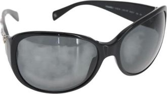 Chanel Pre-owned Accessories, female, Black, Size: ONE SIZE Pre-owned Plastic Sunglasses