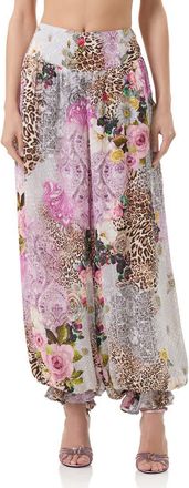 AFRM Vesper Patchwork Print Pants in Natural Patchwork at Nordstrom, Size X-Small