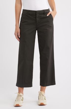 Frank & Eileen Westport Wide Leg Pants in Forest at Nordstrom, Size 14