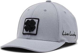 Black Clover Boxed In Luck 7 Adjustable Hat Baseball Caps Silver/Black, Polyester