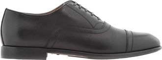 Ferragamo Mens Cortez Oxford With Toe Cap, Size 6